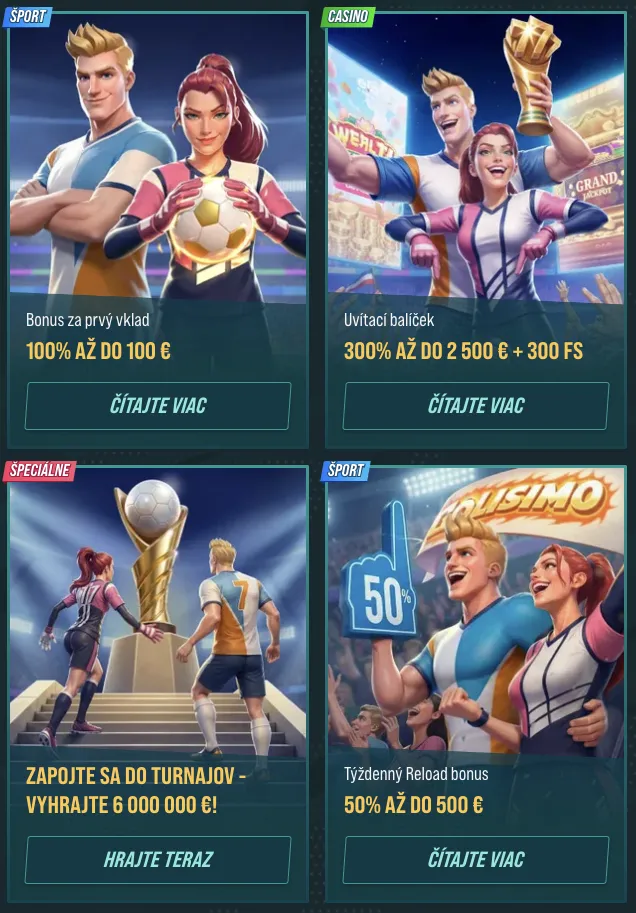 Bonusy a propagácie v Golisimo Casino